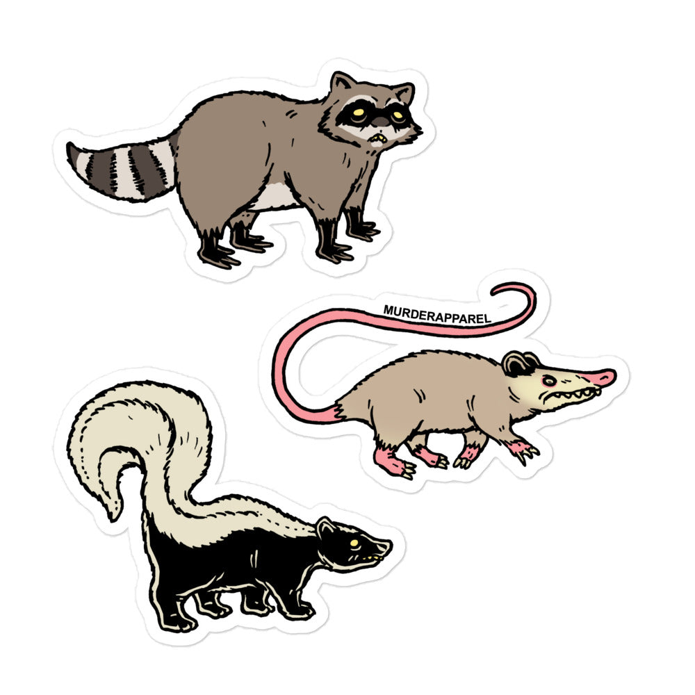 Garbage Cats Stickers