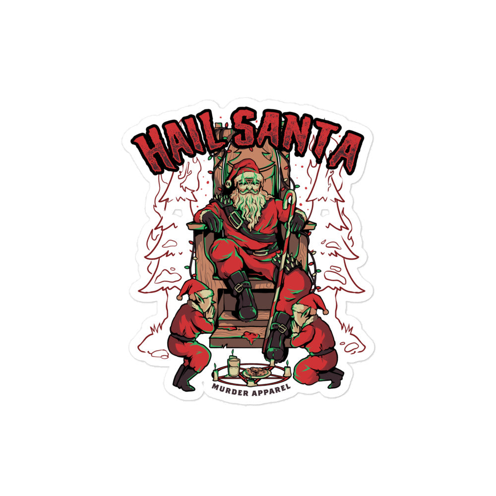 Hail Santa Sticker
