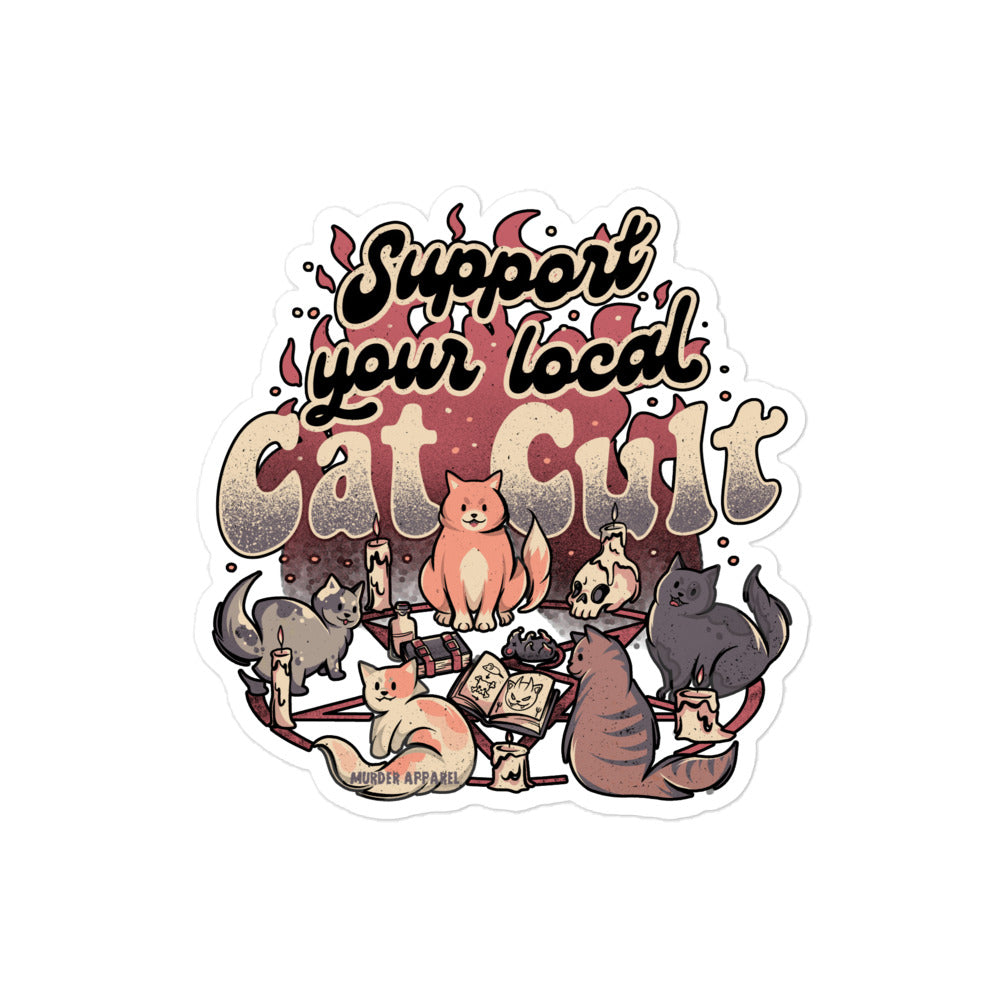 Cat Cult Sticker
