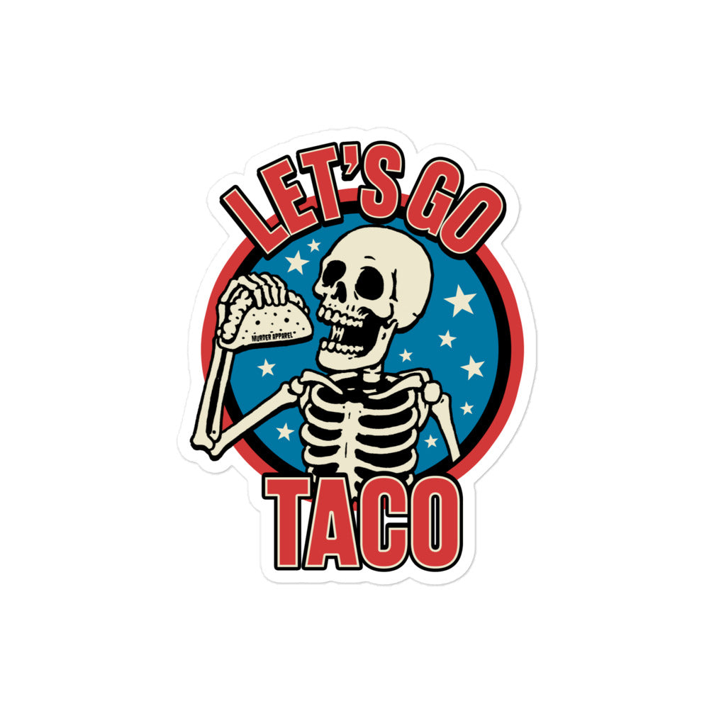 Let's Go TACO Sticker