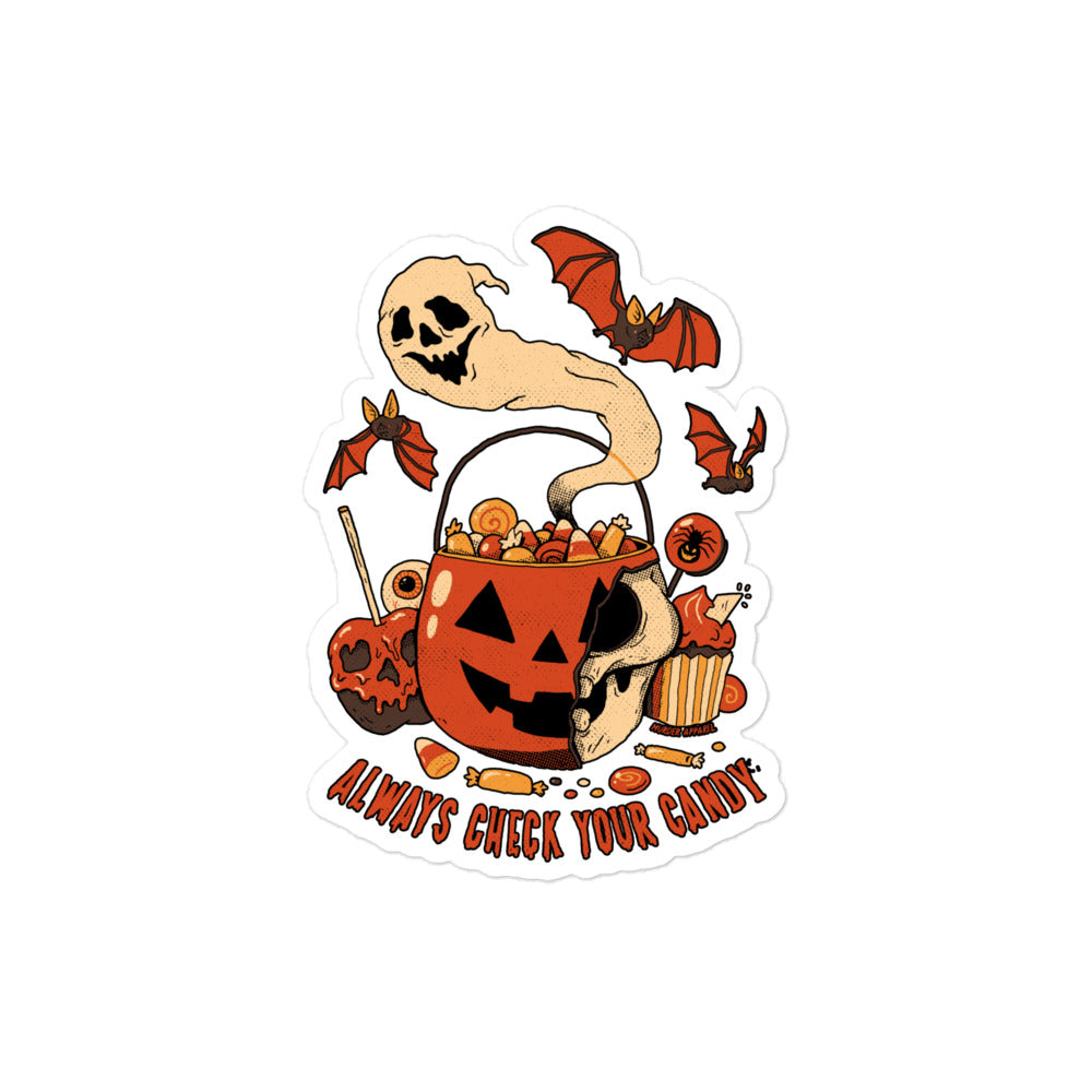 Always Check Your Candy Sticker