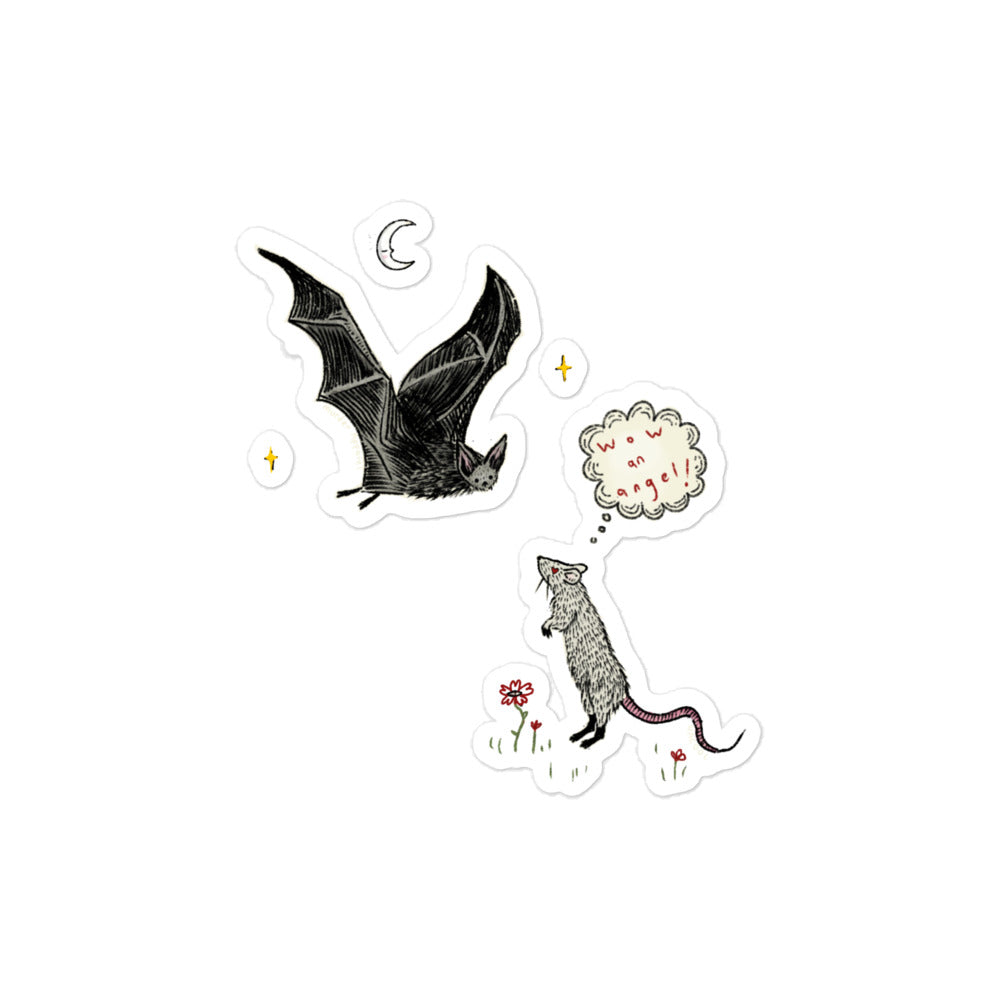 Wow An Angel Sticker