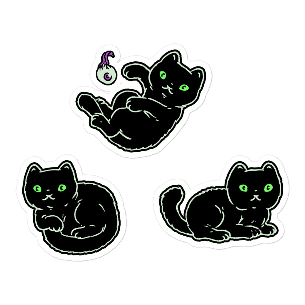 Black Cats Stickers