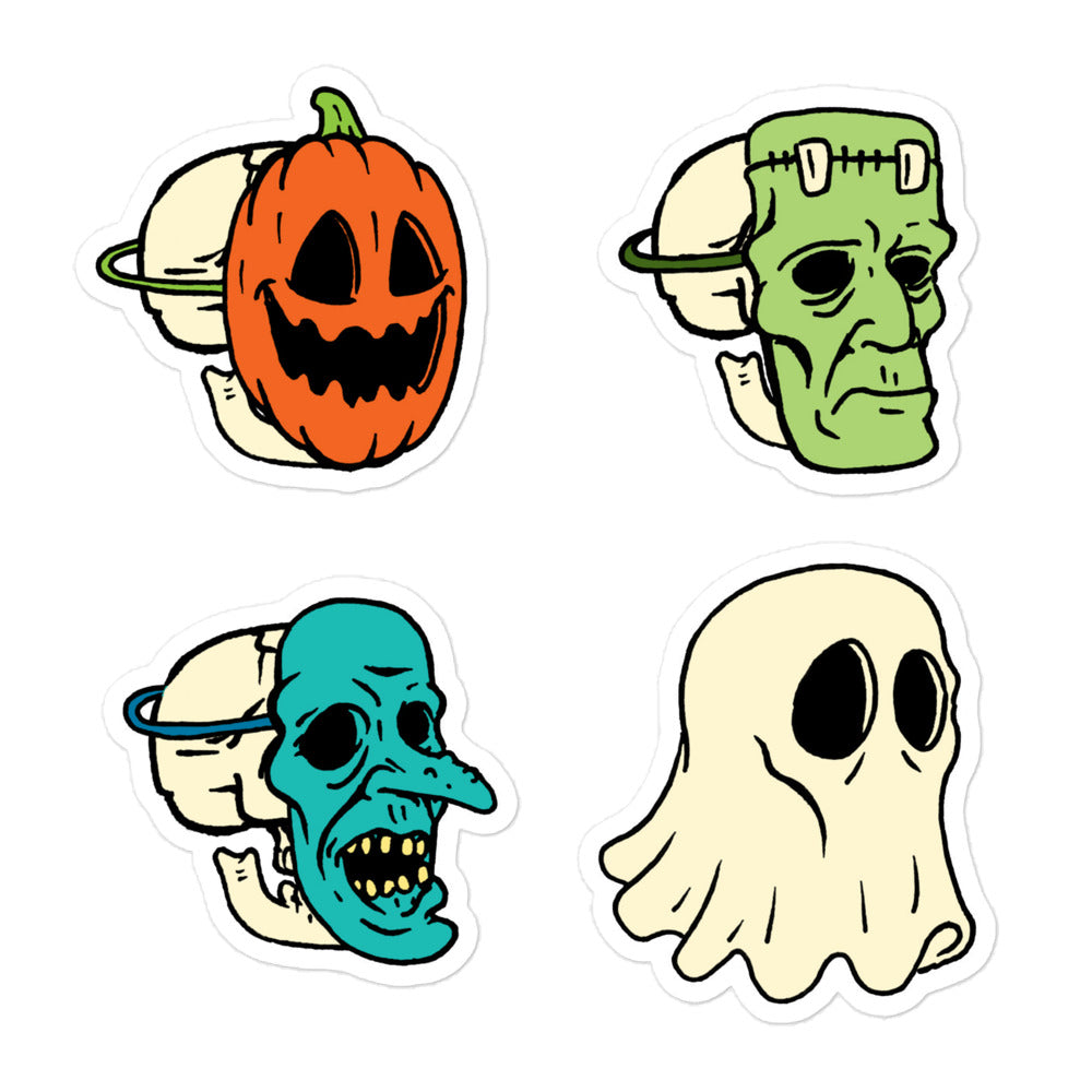 Vintage Halloween Stickers