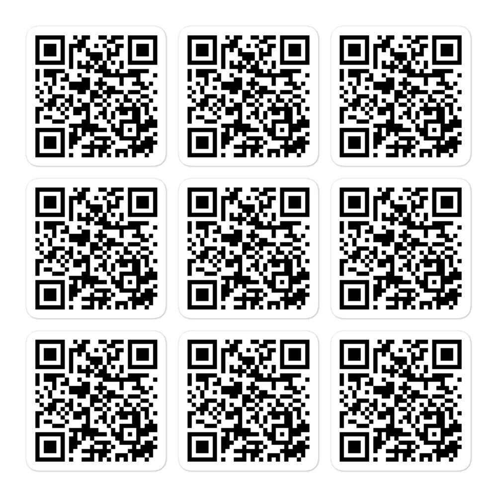 FUCK TRUMP QR Code Stickers