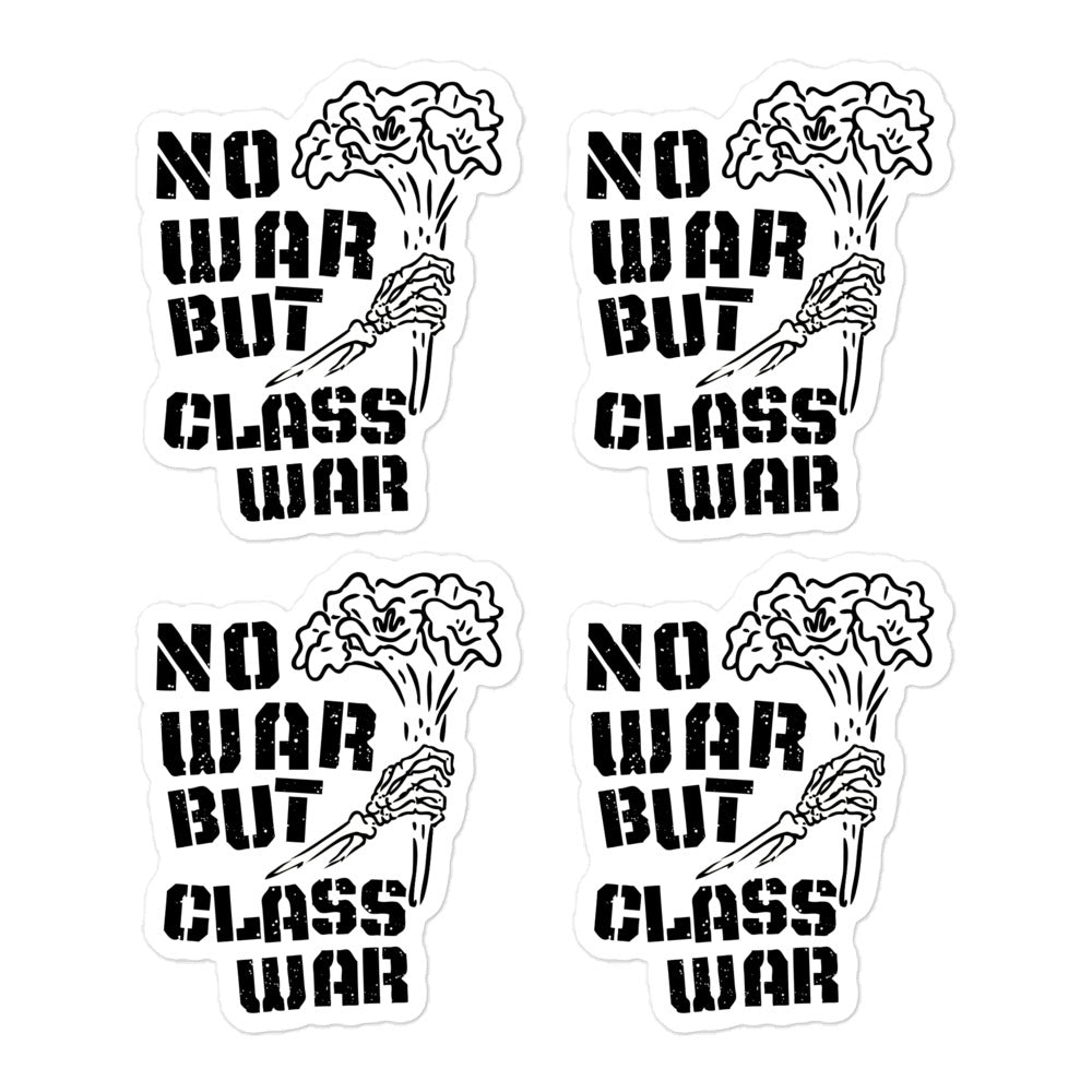 No War But Class War Stickers