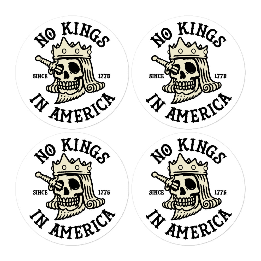 No Kings Stickers