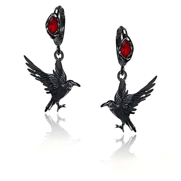 Raven Omen Earrings