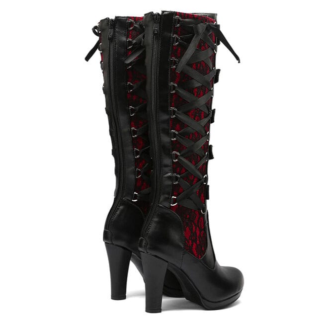 Hellbound Buckled High Boots