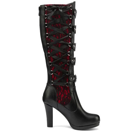 Hellbound Buckled High Boots