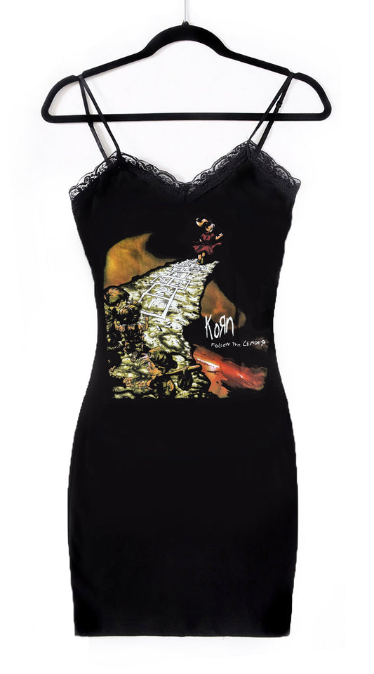 Korn Lace Strap Dress
