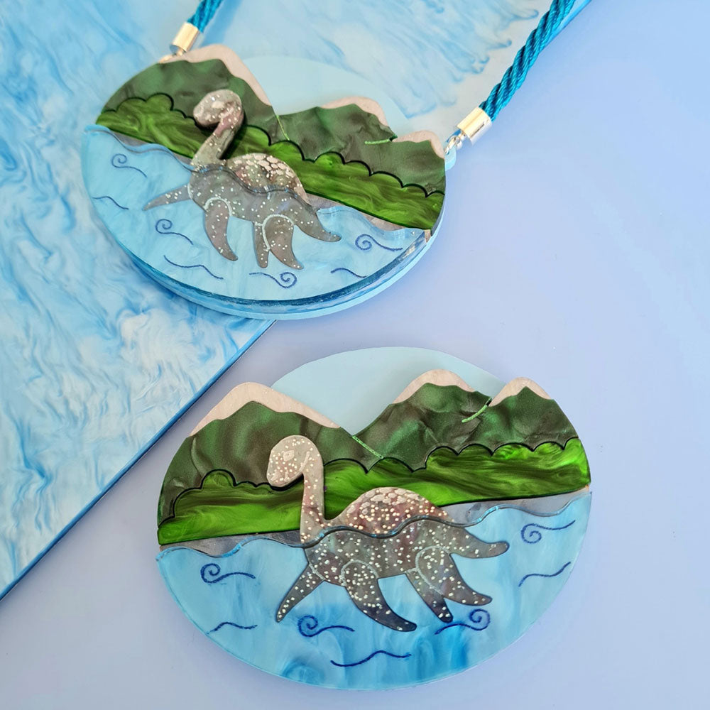 Loch Ness Monster Brooch by Cherryloco