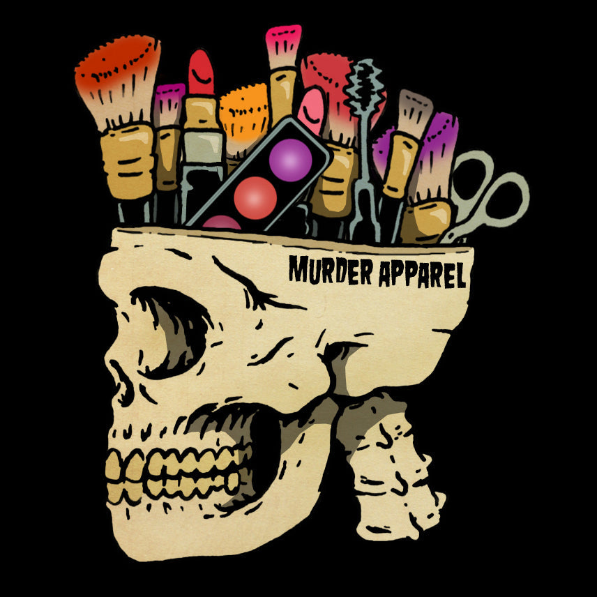 Make Up Addict Skull T-Shirt