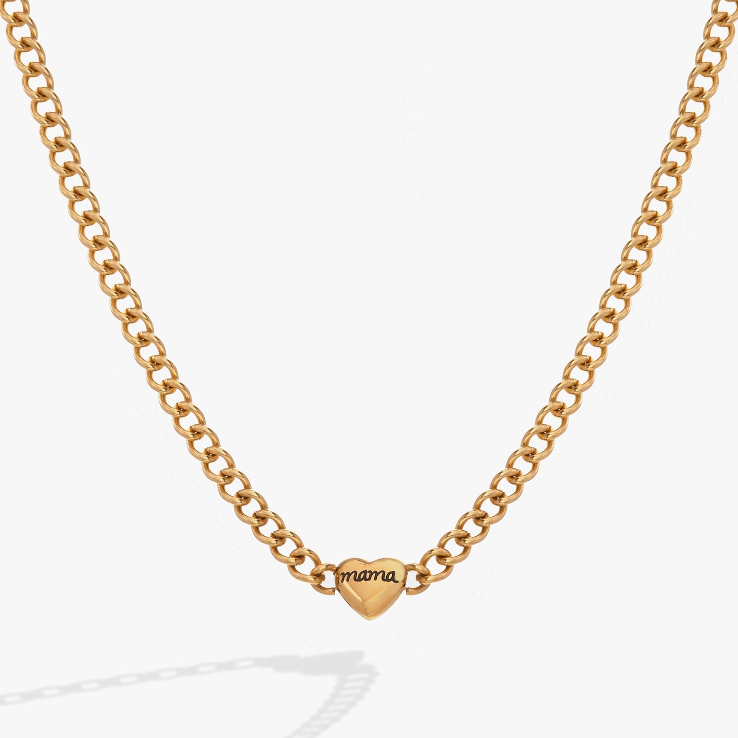 Mama Curb Chain Necklace