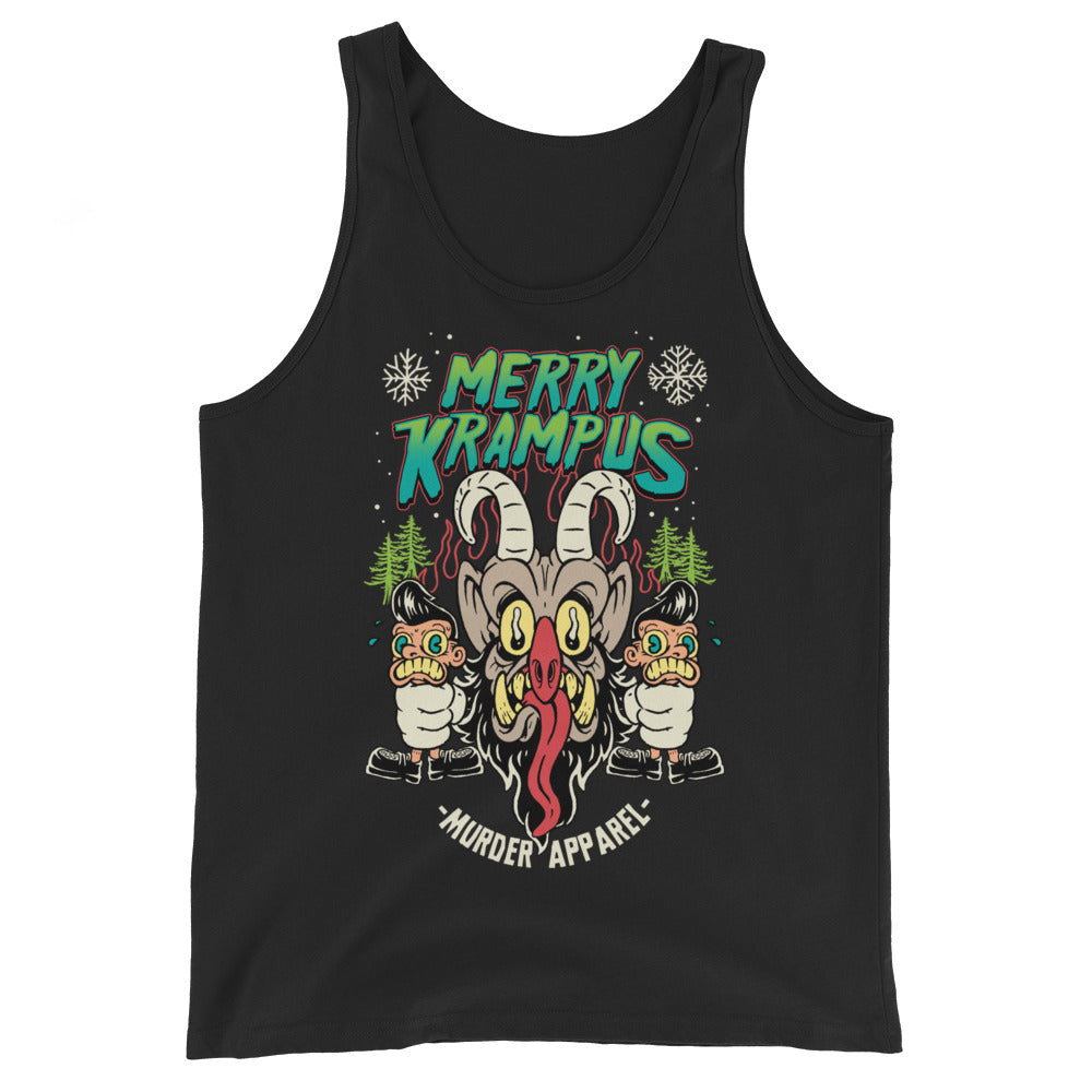 Merry Krampus Retro Neon Tank