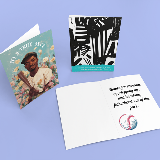 Father’s Day Card or Any Occasion Appreciation – Baseball Lover Edition