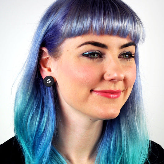 Vinyl Record Earrings - For the vintage vinyl music enthusiast