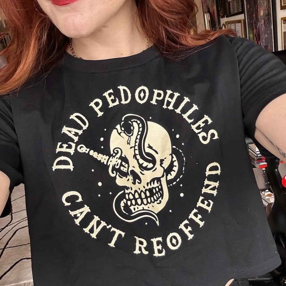 Dead Pedophiles Crop Top