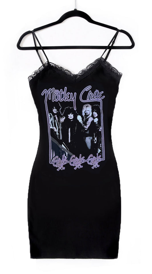Mötley Crüe Lace Strap Dress