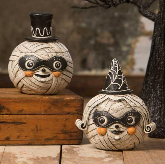 Mummies Mia & Moe Containers by Johanna Parker for Bethany Lowe