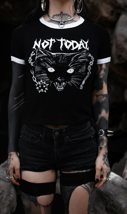 Not Today Ringer Tee