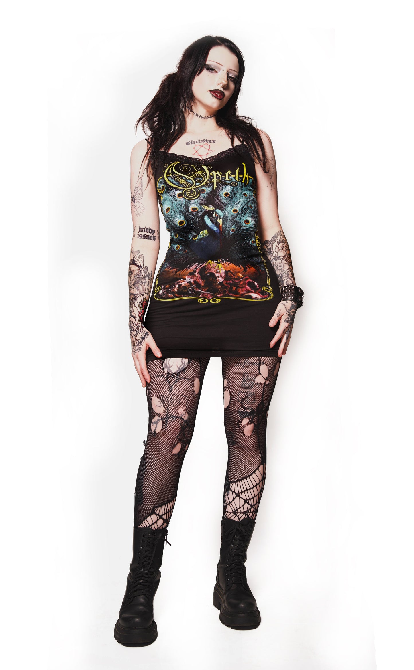 Opeth Lace Strap Dress