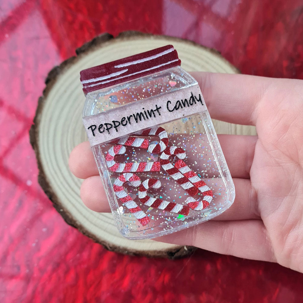 Peppermint Candy Necklace by Cherryloco Jewellery