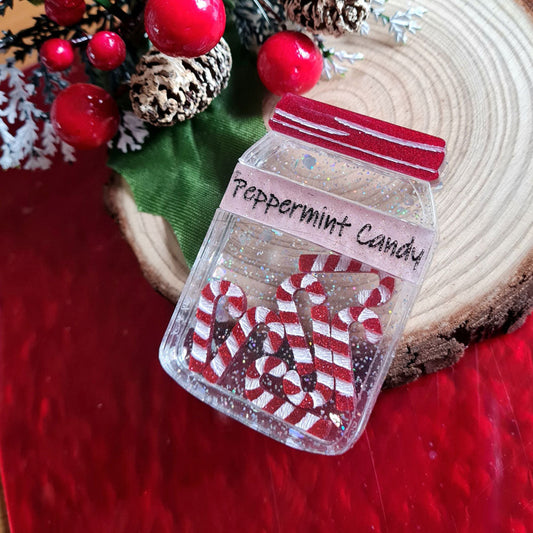 Peppermint Candy Necklace by Cherryloco Jewellery