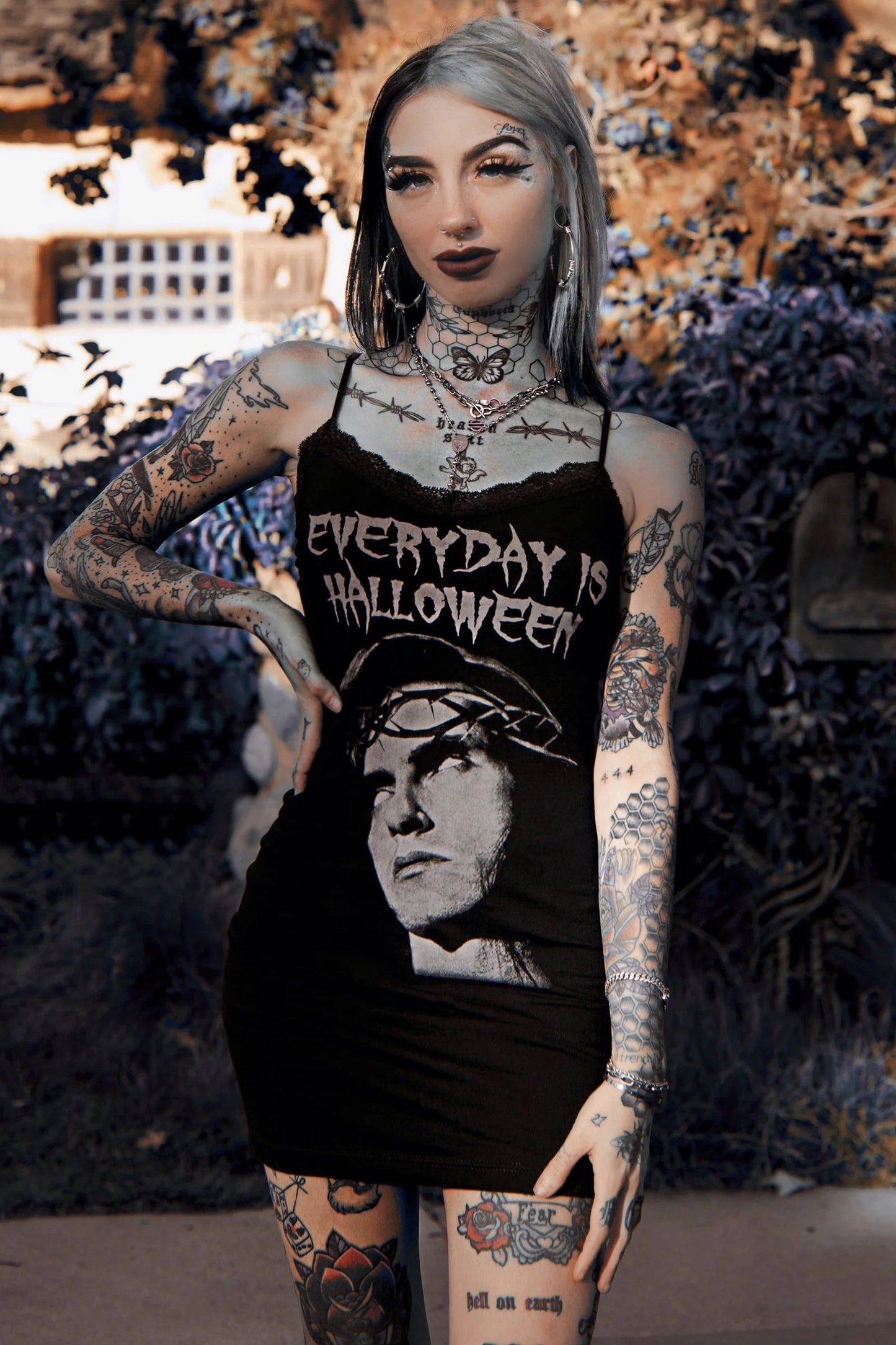 Peter (Everyday is Halloween) Lace Strap Dress