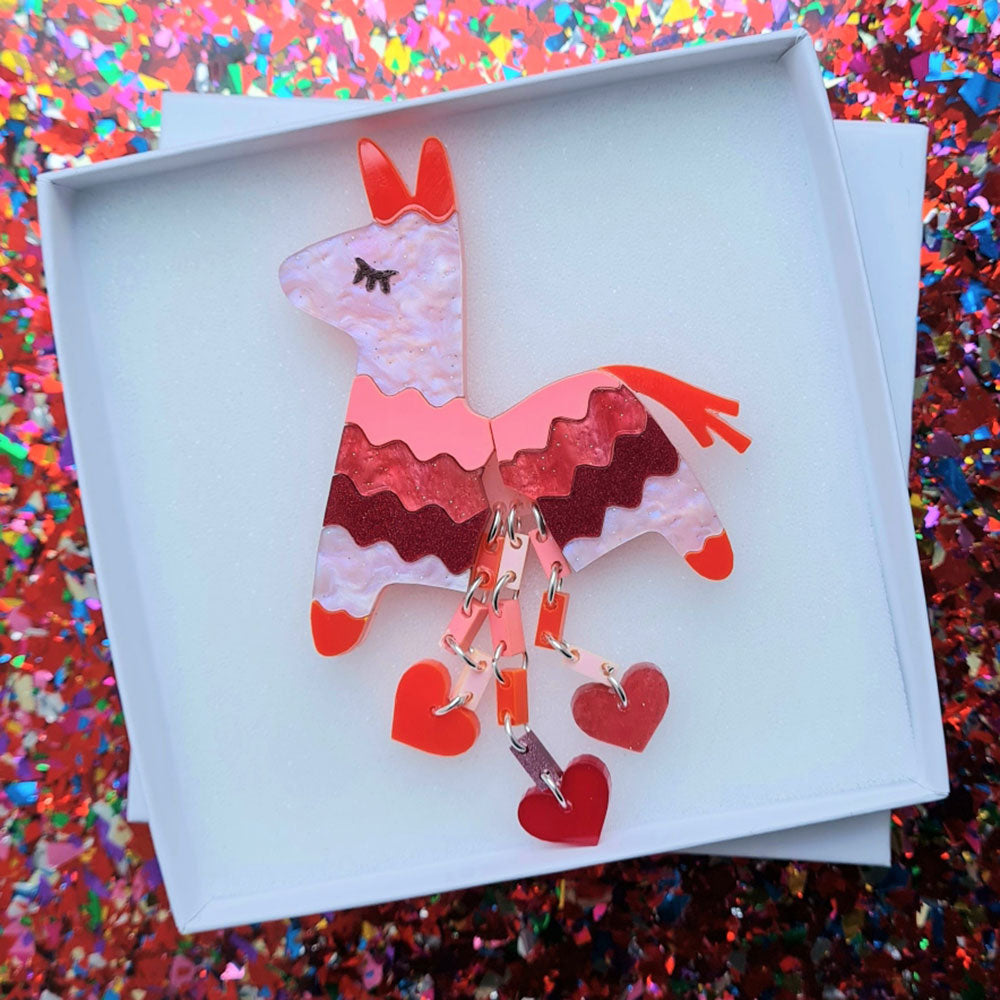 Pinata Of Love Brooch by Cherryloco