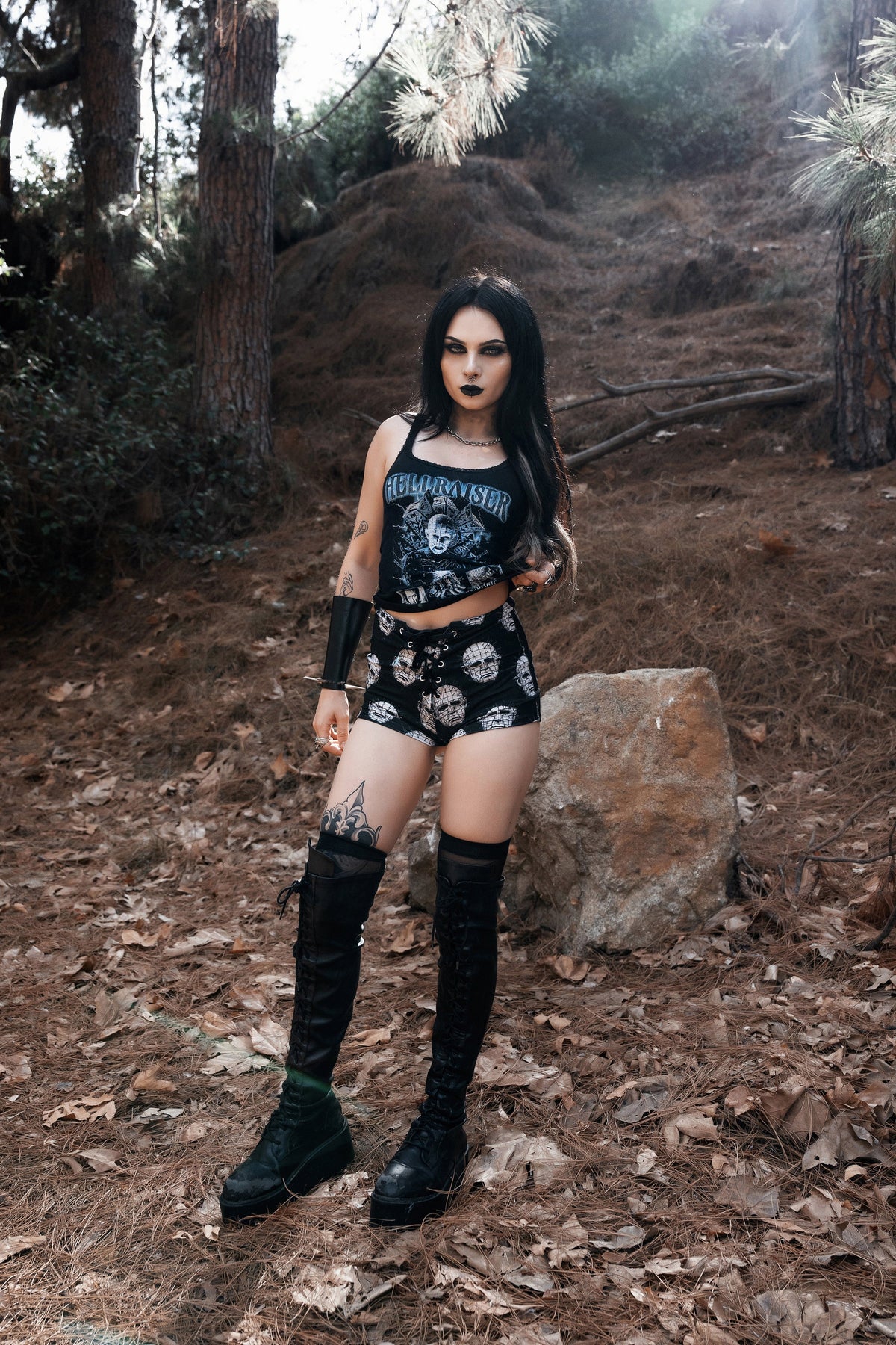 Pinhead Lace Up Shorts
