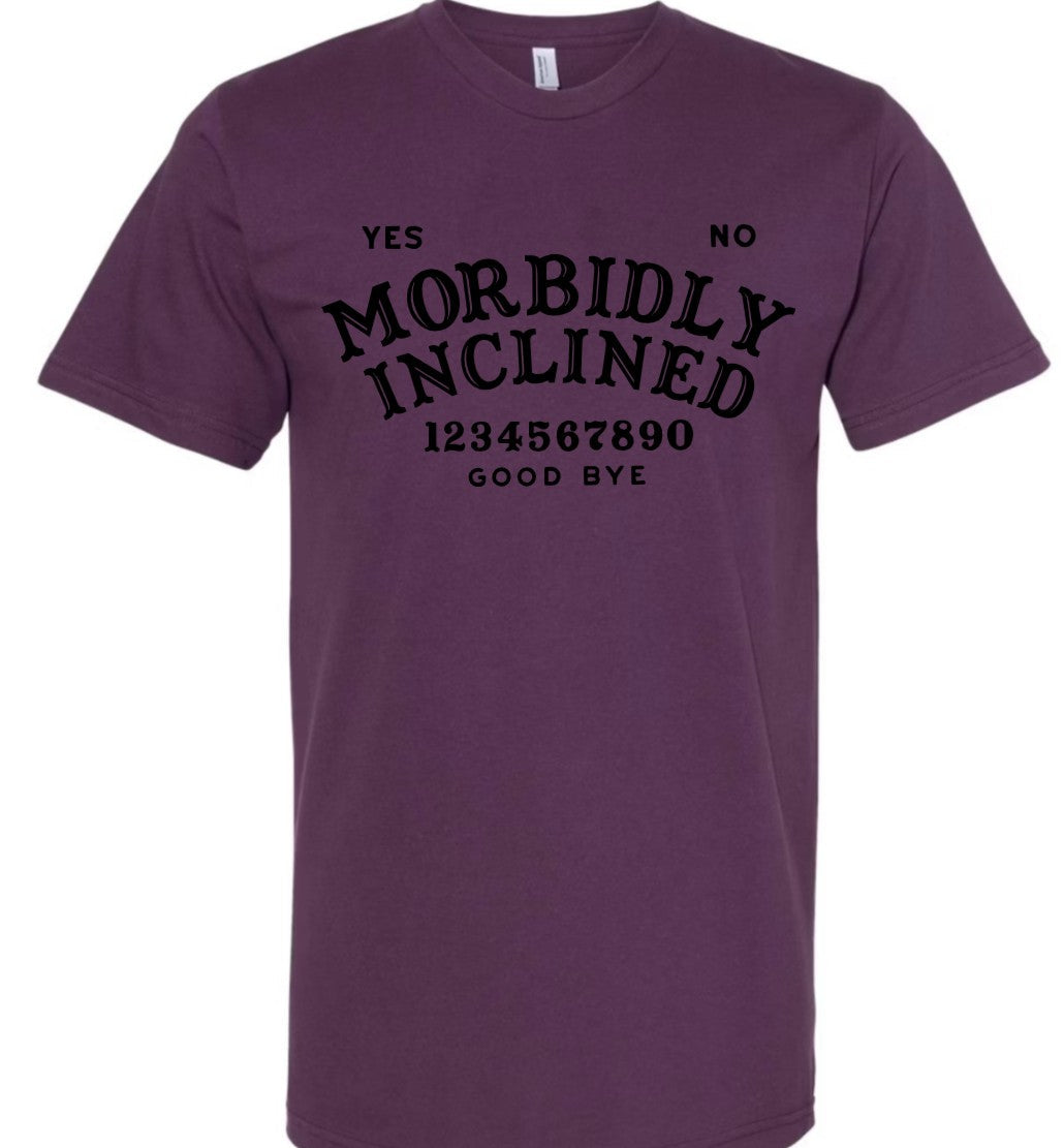 Morbidly Inclined - PLUM - T-Shirt