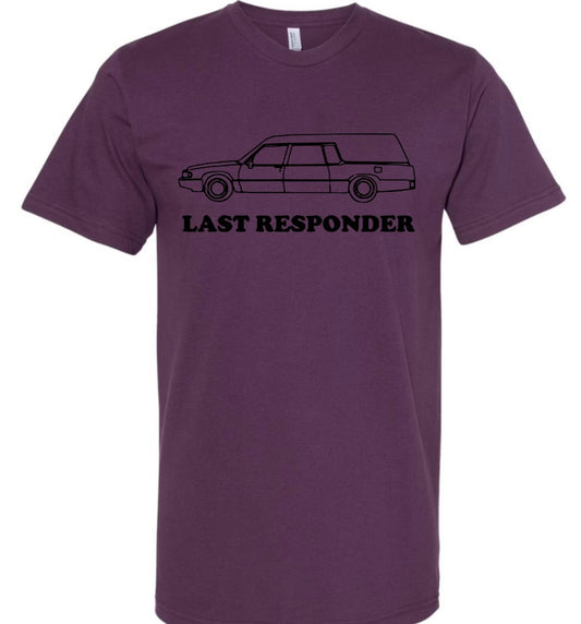 Last Responder - PLUM - T-Shirt