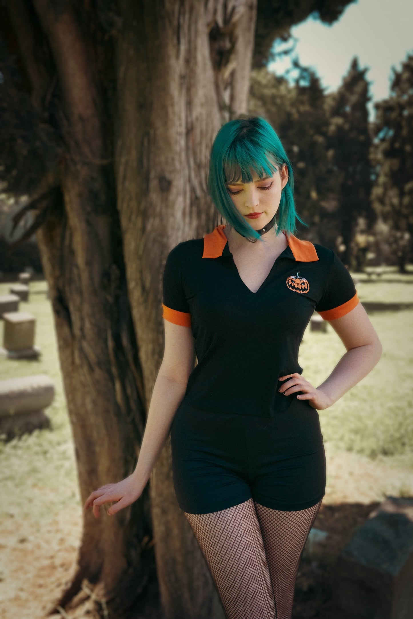 Pumpkin Polo Tee