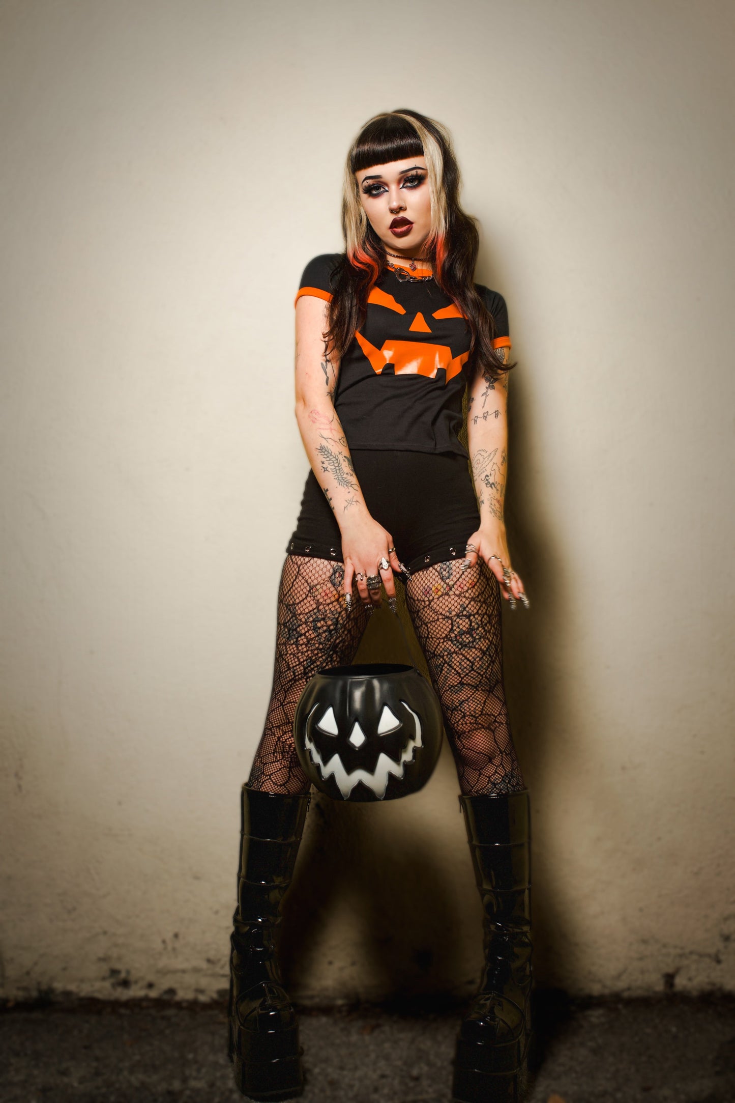 Pumpkin Ringer Tee