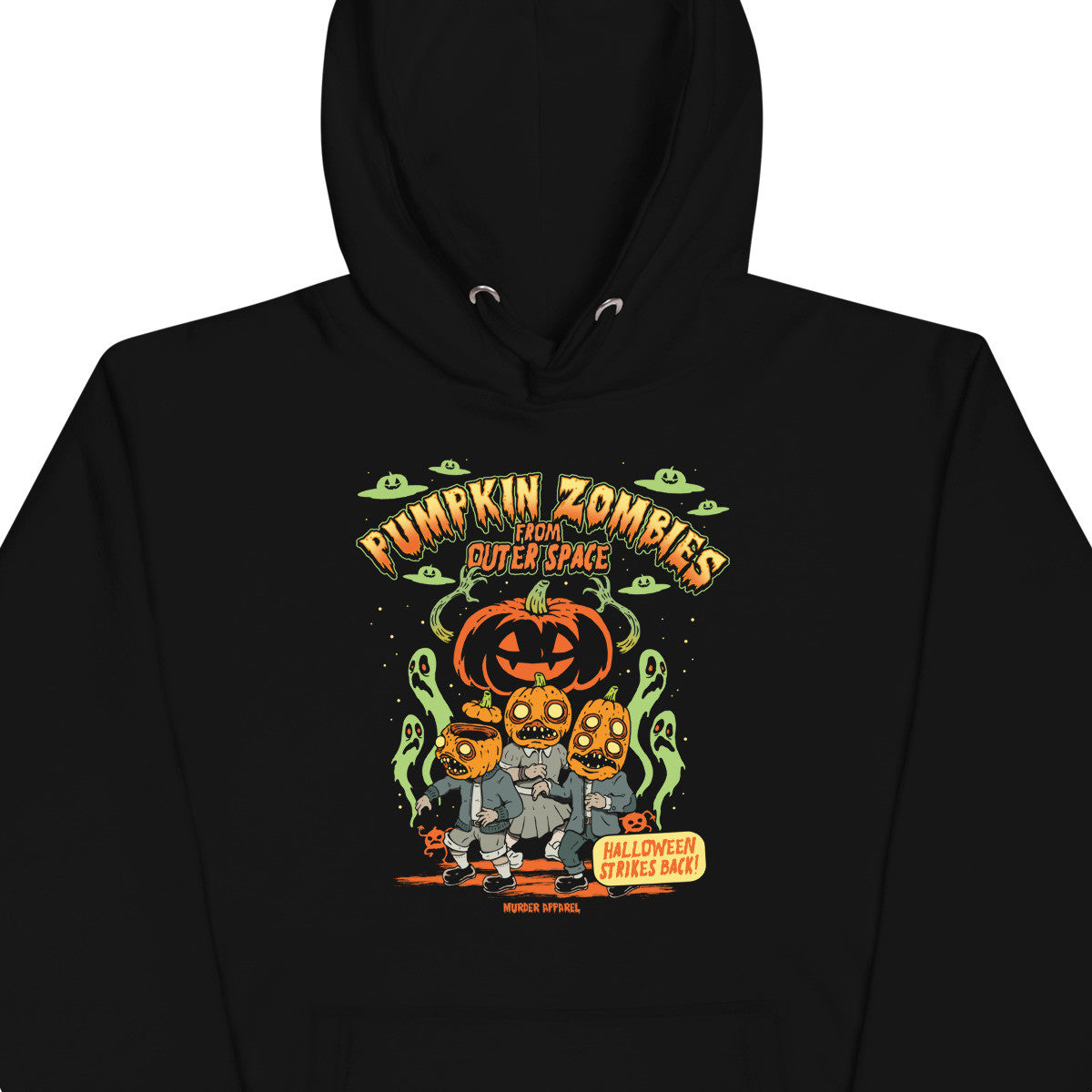 Pumpkin Space Zombies Hoodie