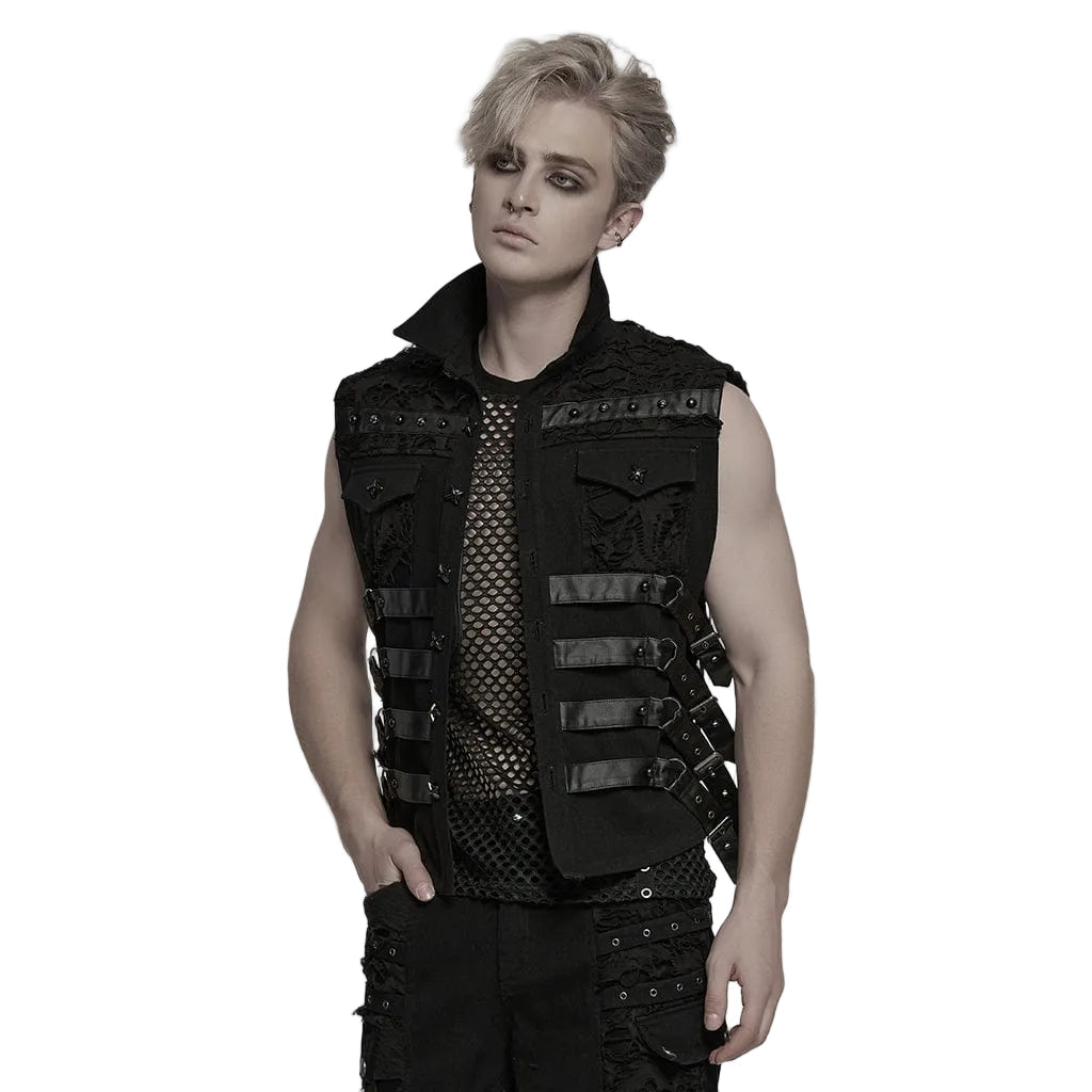 Riot Frame Buckle-Strap Vest