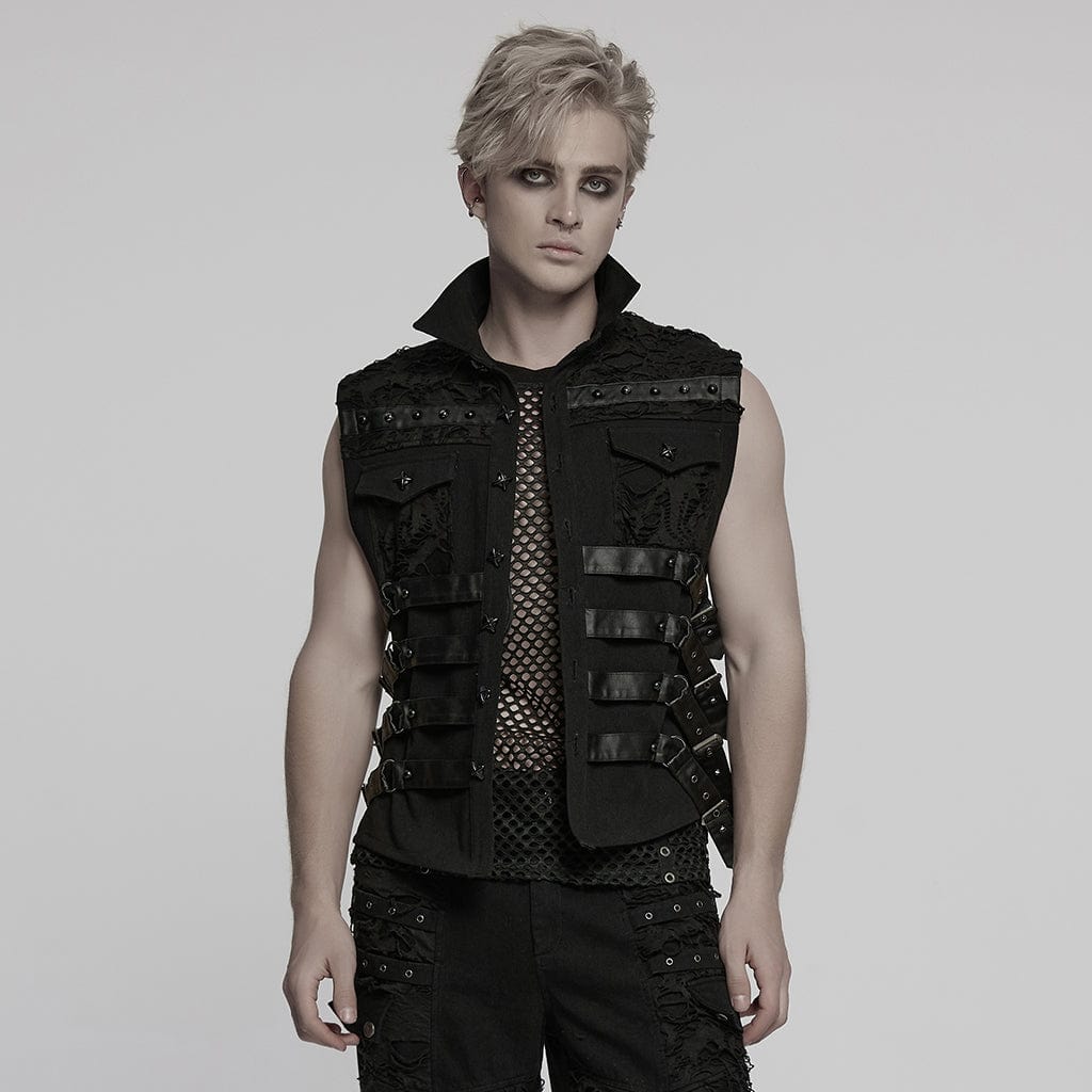 Riot Frame Buckle-Strap Vest