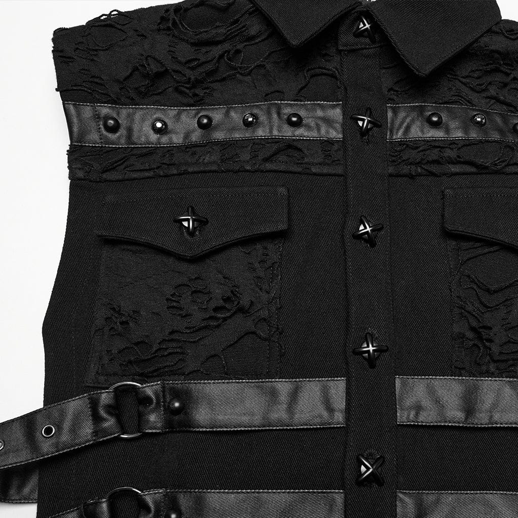 Riot Frame Buckle-Strap Vest
