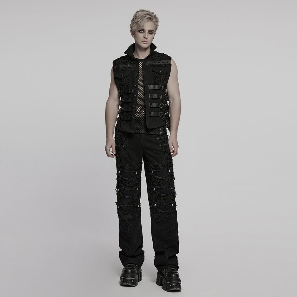 Riot Frame Buckle-Strap Vest