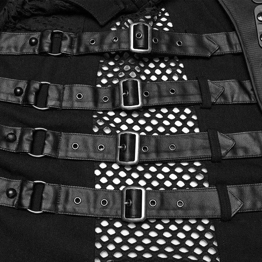 Riot Frame Buckle-Strap Vest