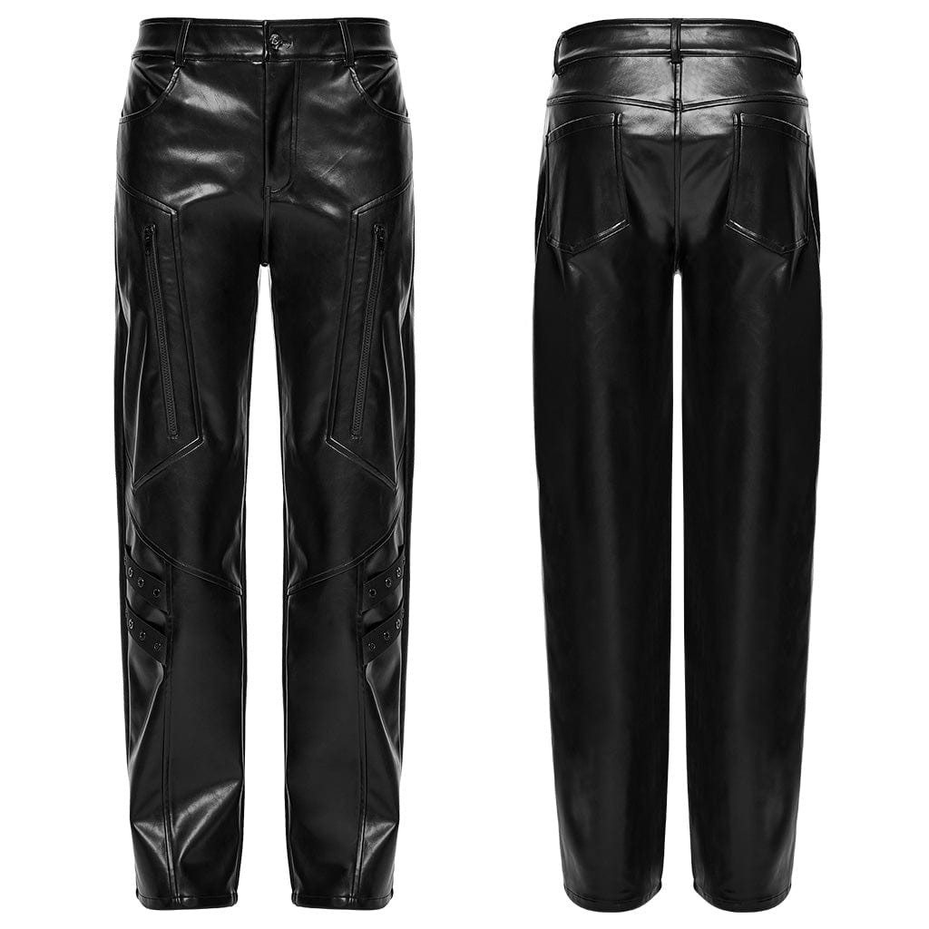 Gridlock Eyelet-Strap Pants