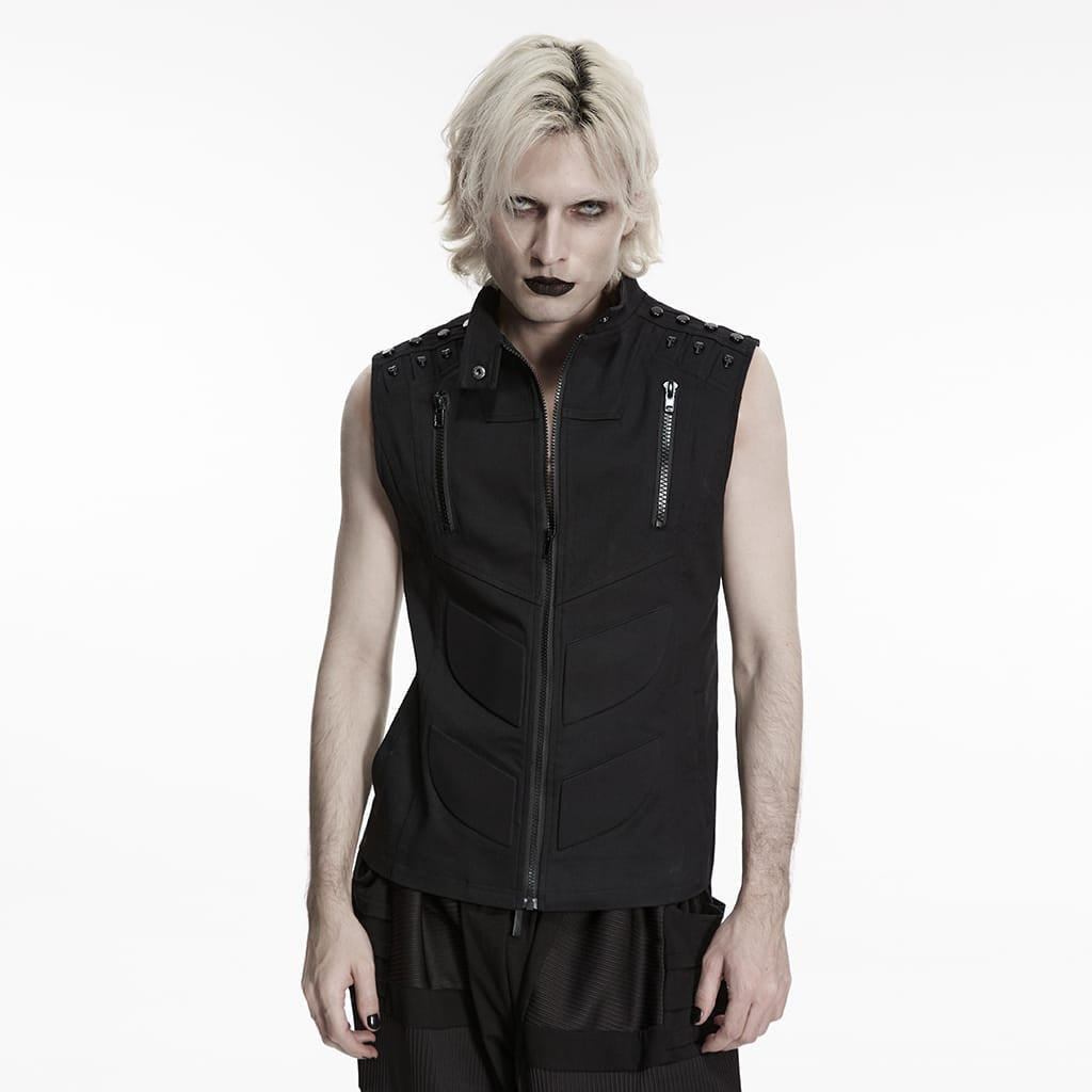 Dead Signal Skull Zip Vest