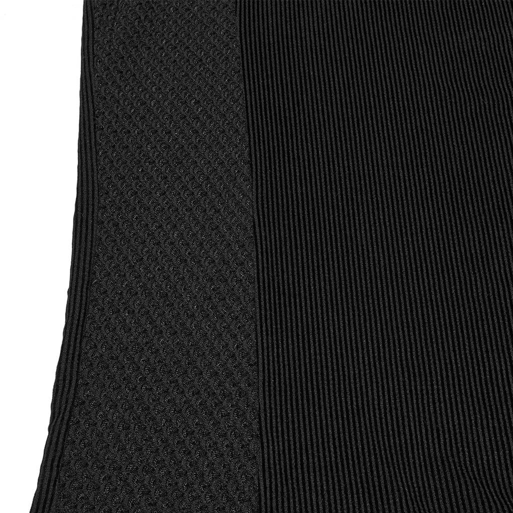 Black Static Sheer Mesh Vest