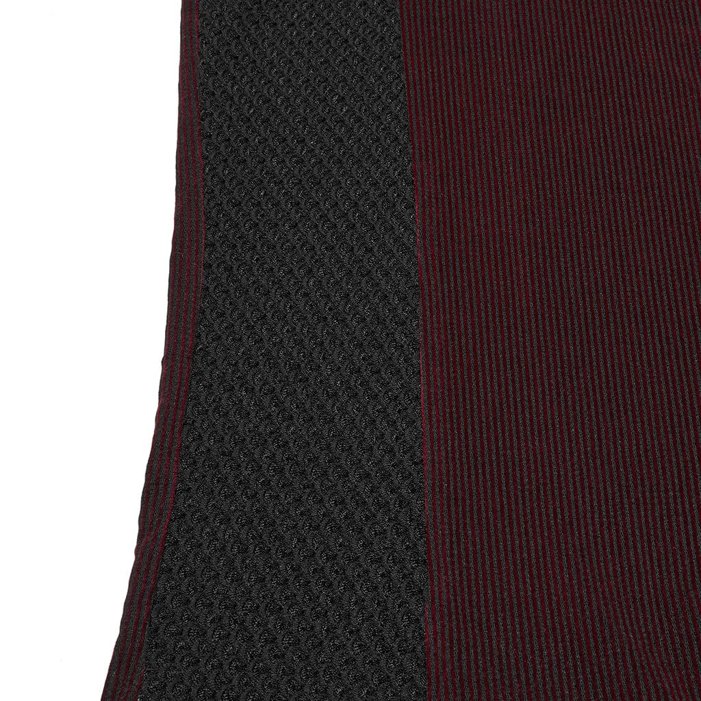 Red Static Sheer Mesh Vest