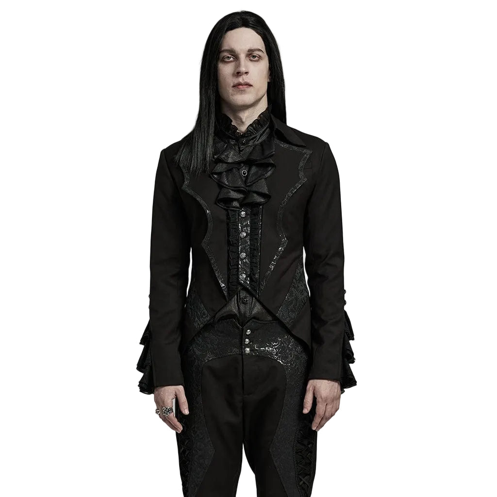 Nocturne Bat-Collar Tailcoat