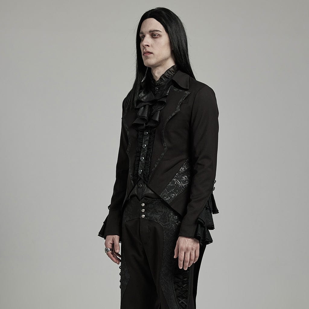 Nocturne Bat-Collar Tailcoat