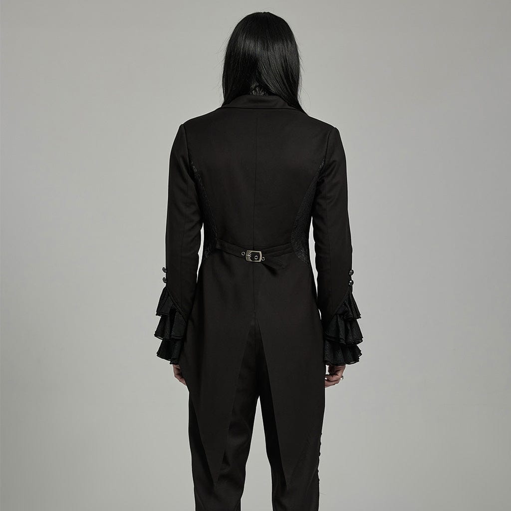 Nocturne Bat-Collar Tailcoat