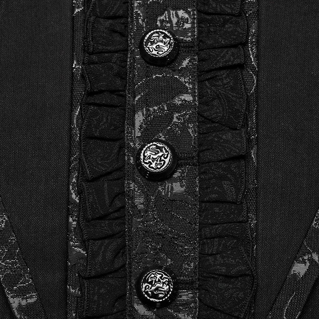 Nocturne Bat-Collar Tailcoat