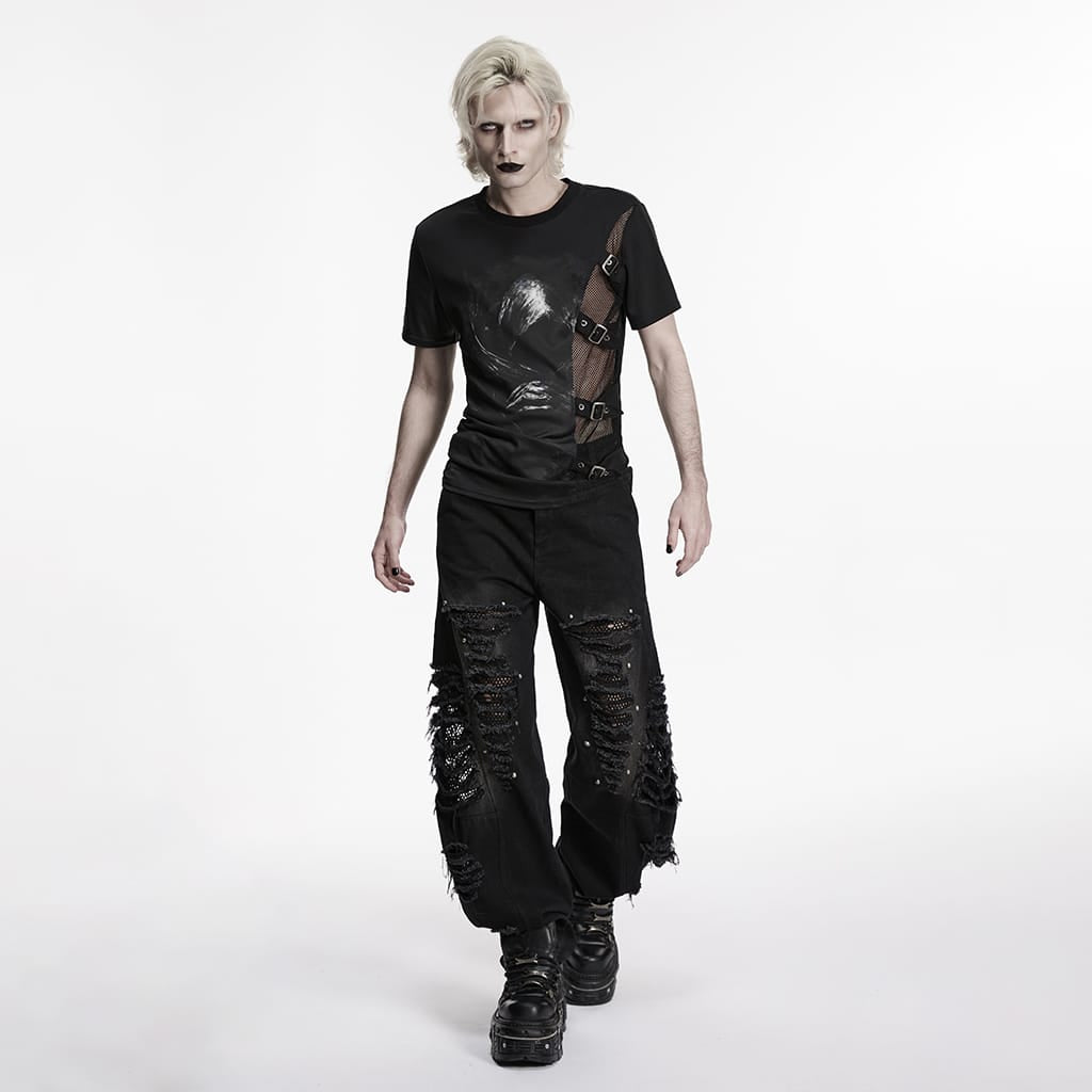Riot Protocol Asymmetric Strap Shirt